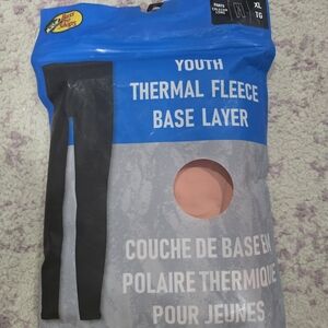 Bass Pro Shops Youth Thermal Fleece Base Layer - Black